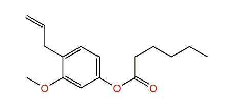 4-Allyl-3-methoxyphenyl hexanoate